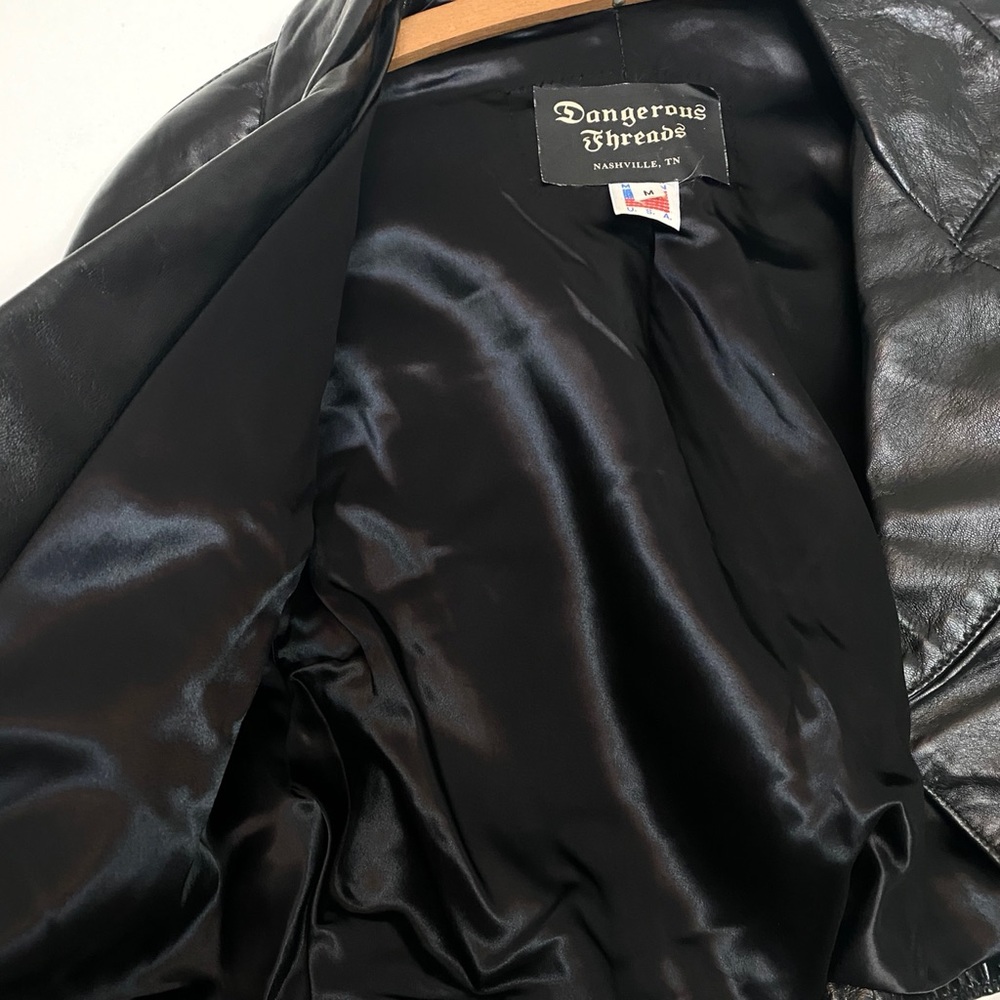Dangerous Threads Nashville Cropped Biker Jacket M - Picture 5 of 6